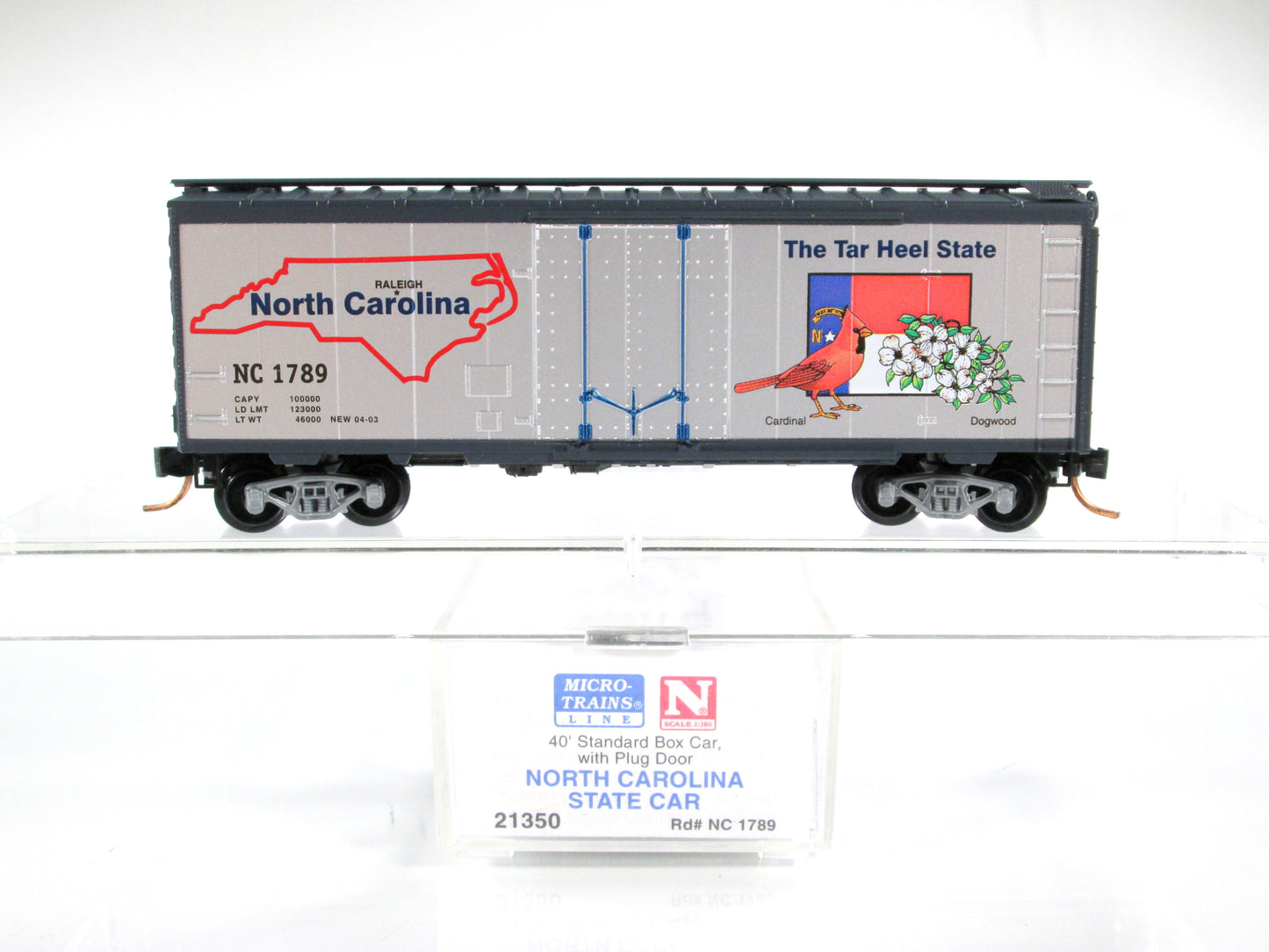 N Scale United States 40' Box Car Patriotic 50-Car Variety Lot - Micro Trains