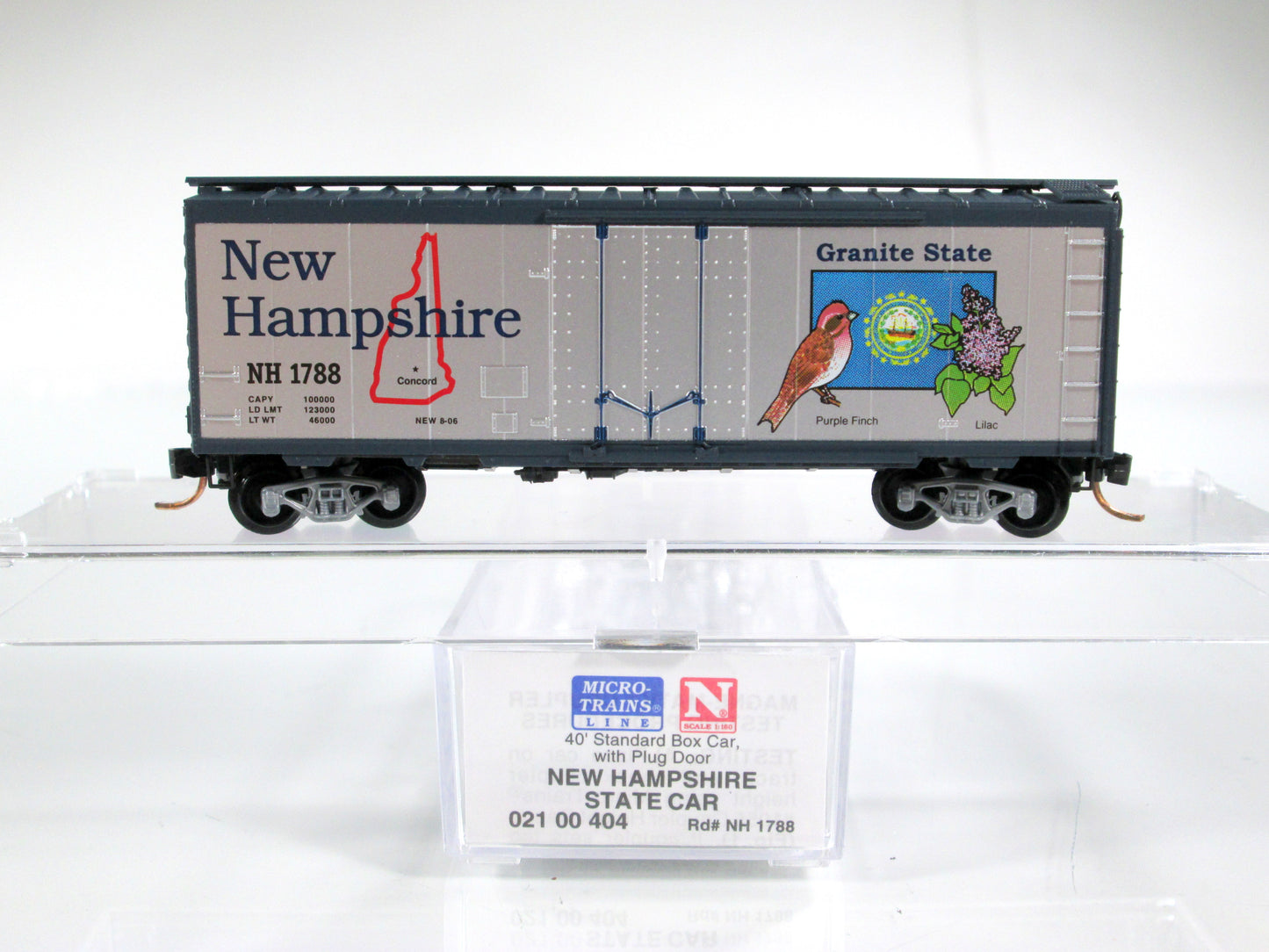 N Scale United States 40' Box Car Patriotic 50-Car Variety Lot - Micro Trains