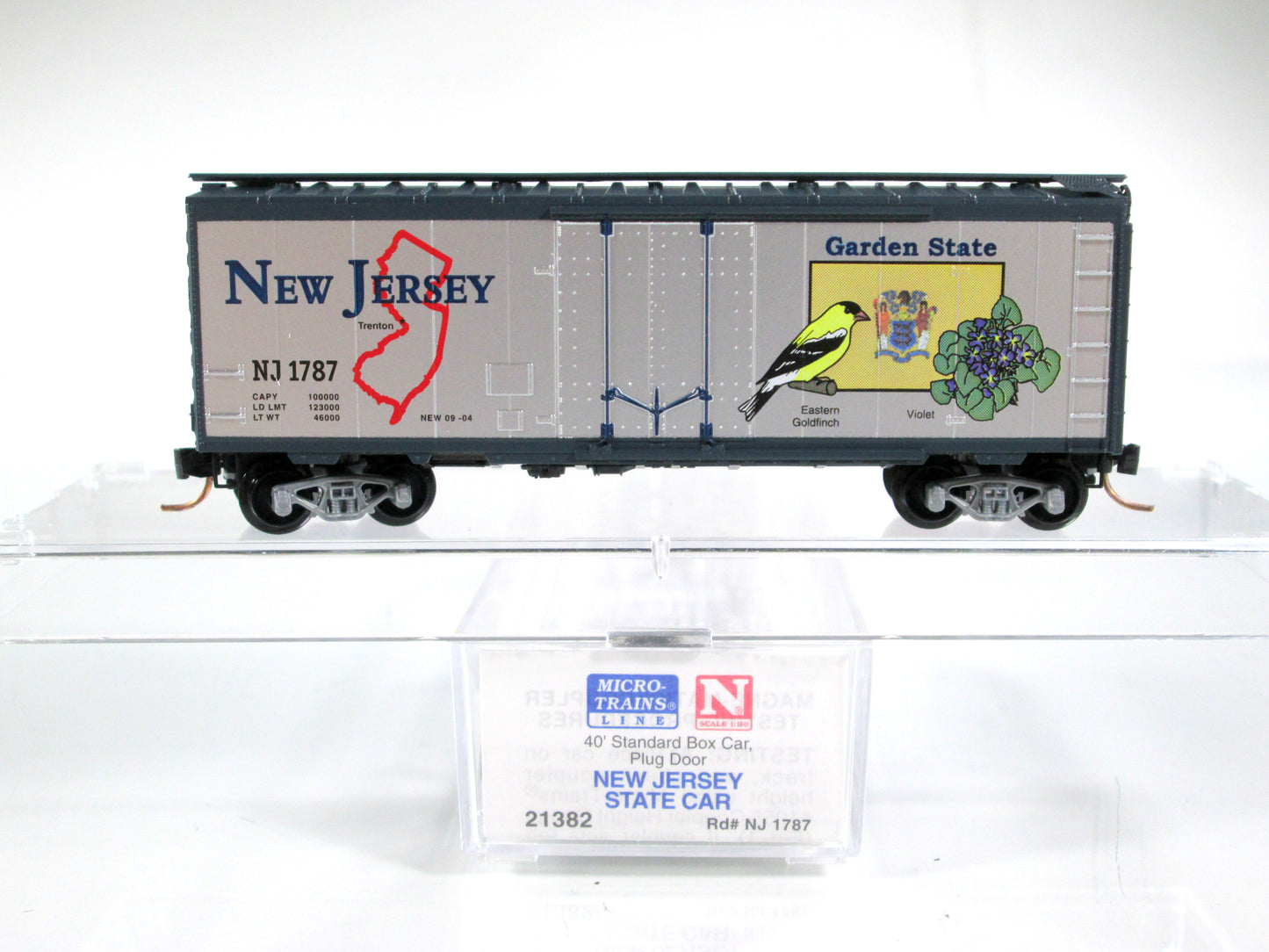 N Scale United States 40' Box Car Patriotic 50-Car Variety Lot - Micro Trains