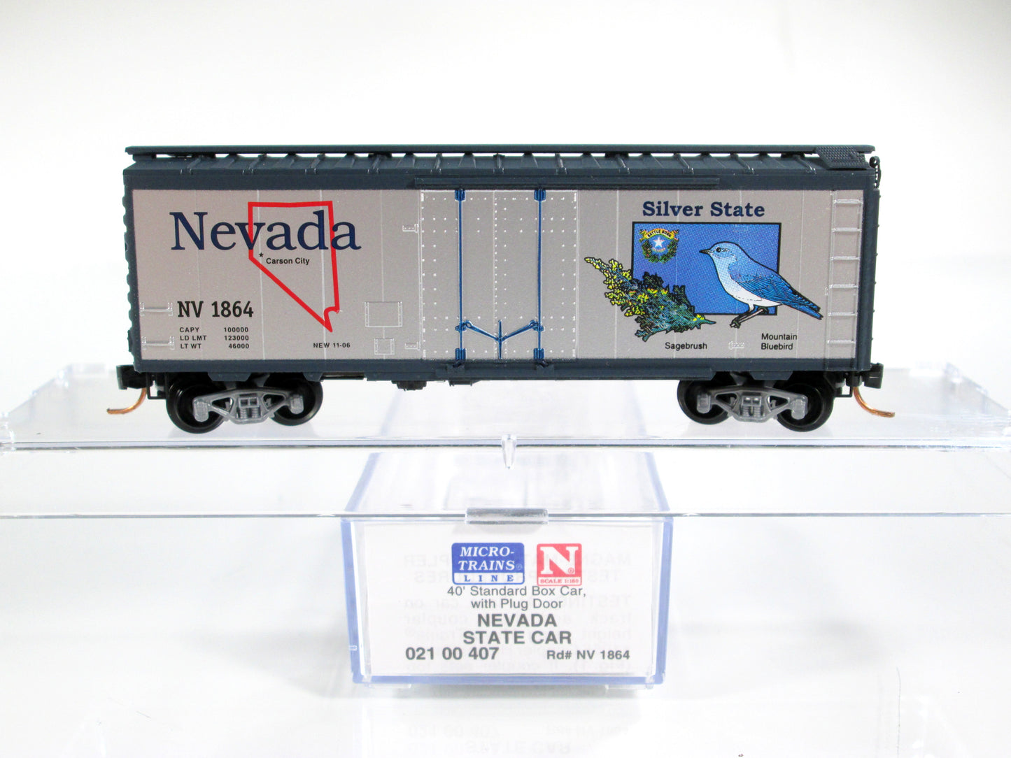 N Scale United States 40' Box Car Patriotic 50-Car Variety Lot - Micro Trains