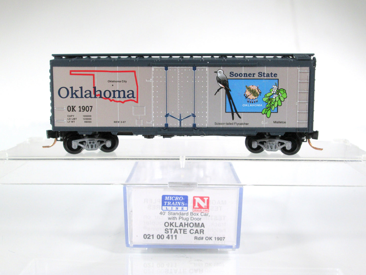 N Scale United States 40' Box Car Patriotic 50-Car Variety Lot - Micro Trains