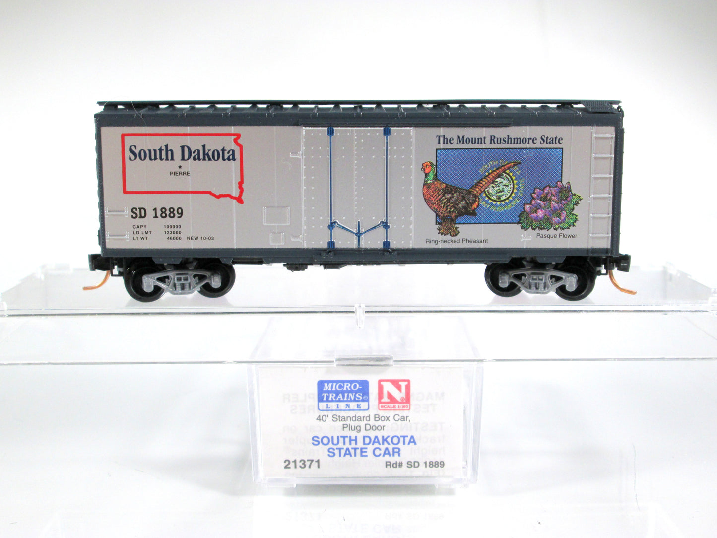 N Scale United States 40' Box Car Patriotic 50-Car Variety Lot - Micro Trains