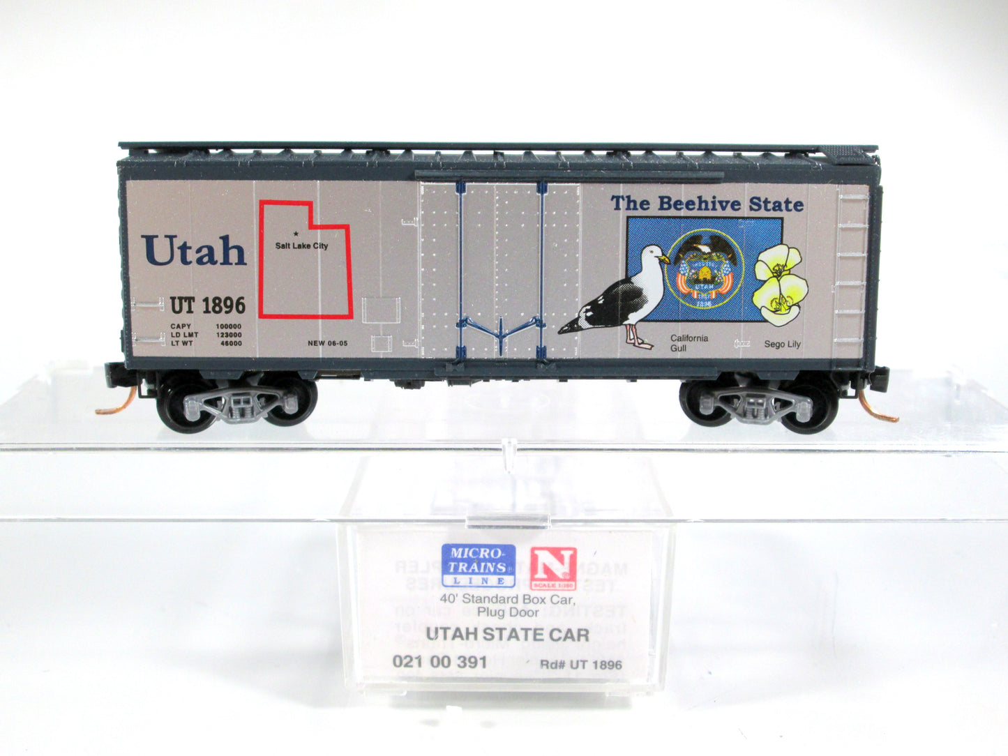 N Scale United States 40' Box Car Patriotic 50-Car Variety Lot - Micro Trains