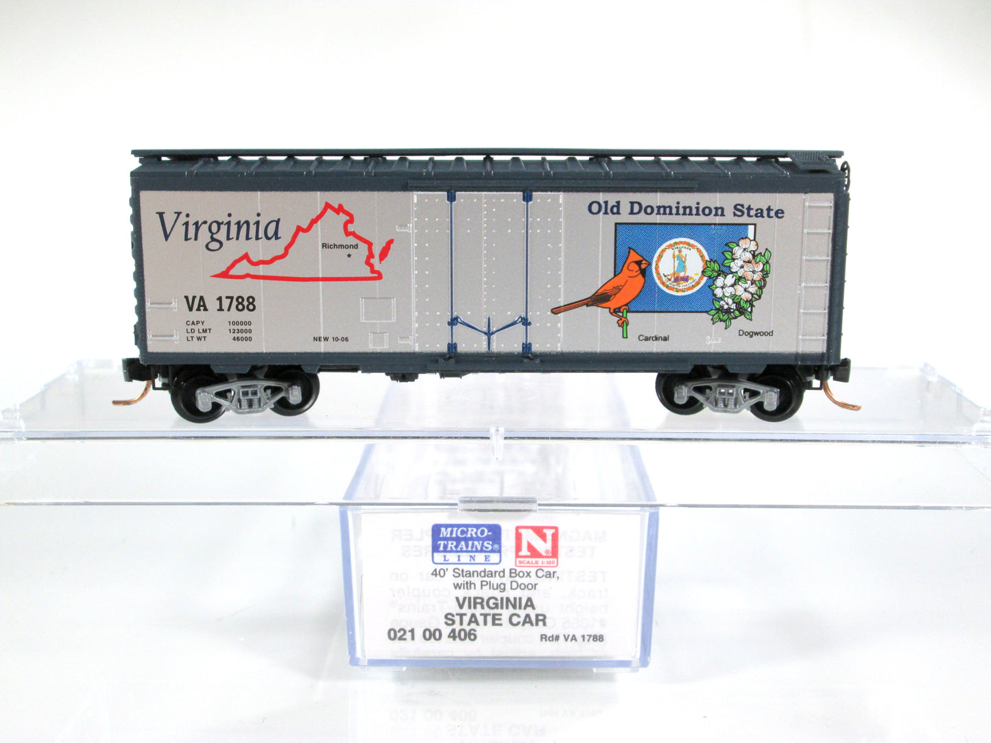 N Scale United States 40' Box Car Patriotic 50-Car Variety Lot - Micro Trains