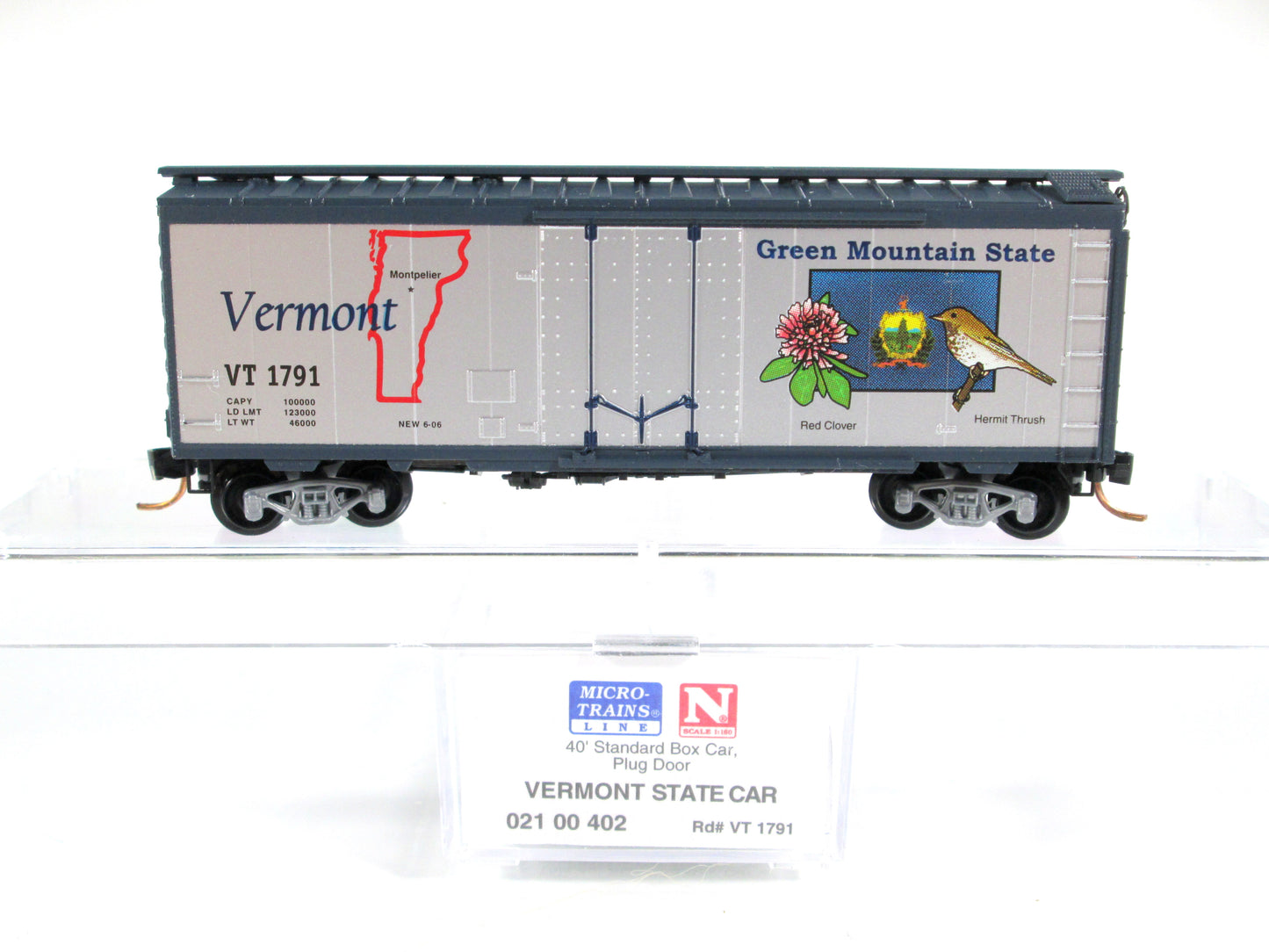 N Scale United States 40' Box Car Patriotic 50-Car Variety Lot - Micro Trains